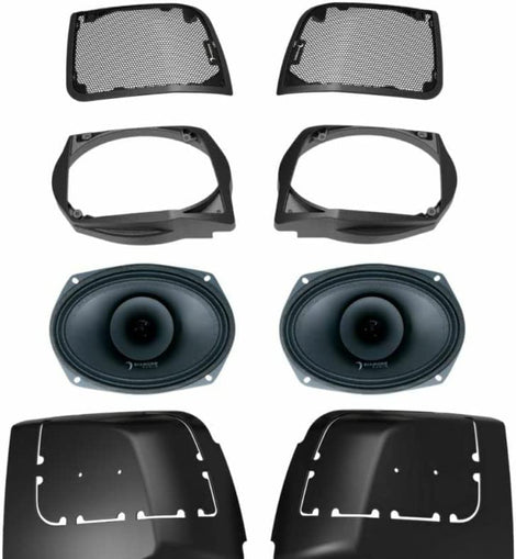 Diamond Audio MSHXM692LK 14+ Harley Davidson Cut in Lid Kit - MSHXM692LK