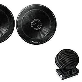 PIONEER 6.5-INCH 6-1/2" CAR AUDIO COAX 2-WAY SPEAKERS PAIR 600W MAX with TW-600