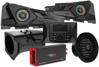 Cerwin Vega RPMRZRKM22 2014+ RZR XP Front Speaker Kit 4CH Amplifier Media Center