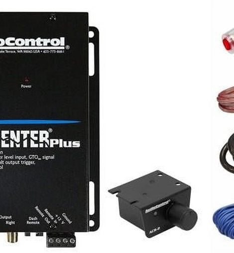 Audio Control The Epicenter & Absolute KIT4 Bass Restoration Processor with OEM Integration plus Auxiliary Input & Absolute 4 Gauge Amp Kit