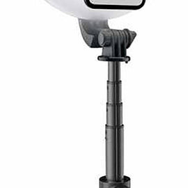 Mackie mRING-6, 6" Battery-Powered Ring Light with Convertible Selfie Stick/Stand and Remote