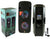 MR DJ Dual 15 lnch 3 WAY 5000W PA DJ Powered Speaker BT LED Light Speaker