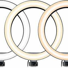 Mackie mRING-10, 10” 3-Color Ring Light Kit with Stand and Remote