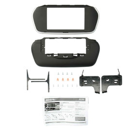 Metra 99-7396 L Shaped Single DIN 2" or Double DIN 4" Car Stereo Dash Kit - Compatible Fits for Hyundai Santa Fe 2019-2020