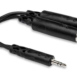 Hosa YMP-233, 3.5mm TRS Male to Dual 1/4" TRS Female Y Cable
