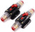 2 Absolute ICB30 4/8 AWG 30 Amp in-line Circuit Breaker Manual Reset with Manual Reset Car Auto Marine Boat Stereo