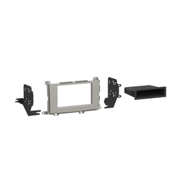 Metra 99-8229S Double-DIN Car Stereo Silver Dash Kit - Compatible Fits for Sienna 2011-2014