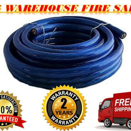 AT 50 Feet 0 Gauge Blue Power / Ground Wire Cable 1/0 Gauge Car Audio