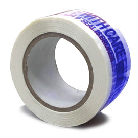 1 3MIL PRINTED HANDLE WITH CARE CARTON SEALING PACKING BOX TAPE 2.5" X 110 YARD