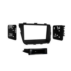 Metra 99-7355B Single and Double DIN Car Stereo Installation Dash Kit - Compatible Fits for Kia Sorrento (without NAV) 2014-2015