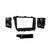 Metra 99-7355B Single and Double DIN Car Stereo Installation Dash Kit - Compatible Fits for Kia Sorrento (without NAV) 2014-2015