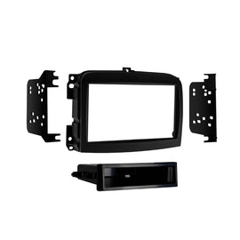 Metra 99-6521B Single/Double DIN Stereo Dash Kit - Compatible Fits for FIAT 500L 14-Up