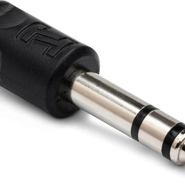 Hosa GPM-103 Adaptor, 3.5 mm TRS to 1/4 in TRS