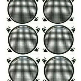 10 Absolute 15" Subwoofer Speaker Metal Mesh Cover Waffle Grille Protect Guard DJ Car Audio