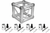 MR DJ DTJB1W Corner Junction Block Box 1-6Way 4 Half Conical Couplers Fit 1 Way Installation