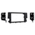 Metra 95-7812B DDIN Radio Dash Installation Kit - Compatible Fits for HONDA CIVIC LX 2016-2021