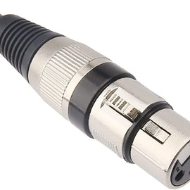 MR DJ CQSXF50 50' Pro PA DJ Karaoke XLR Female to 1/4" TRS Stereo Male Plug Audio Balanced Microphone Cable