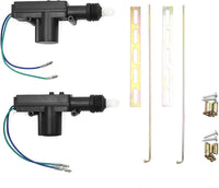 2 PACK POWER DOOR LOCK KIT UNIVERSAL CAR ACTUATORS 12-VOLT MOTOR