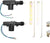 2 PACK POWER DOOR LOCK KIT UNIVERSAL CAR ACTUATORS 12-VOLT MOTOR