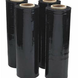 HQ 18" x 1500' 80 Ga 4 Rolls Pallet Wrap Stretch Film Shrink Wrap 1500SQFT Black