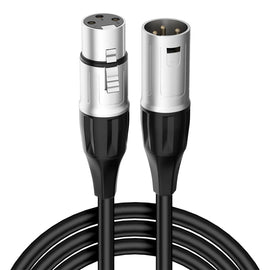 MR DJ CXMXF25 25' XLR Male to XLR Female Microphone Balanced Instrumental Dj XLR Interconnect Cable
