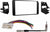 Double DIN Car Stereo Install Kit & Harness Fit 1995-2002 C/K Silverado/Sierra