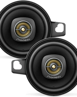 Pioneer TS-A709 A Series 2-3/4” 2-Way 450 Watt Max Power Coaxial Speaker with a 16mm Tweeter – Pair, Black