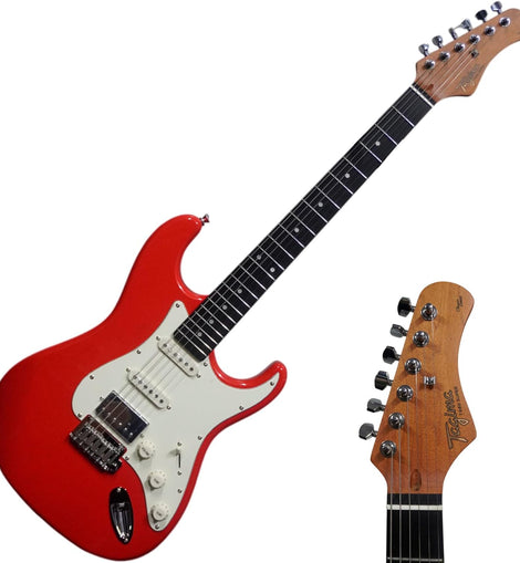 Tagima T 640 SUPER-FR-DF/AWH Electric Guitar - Fiesta Red