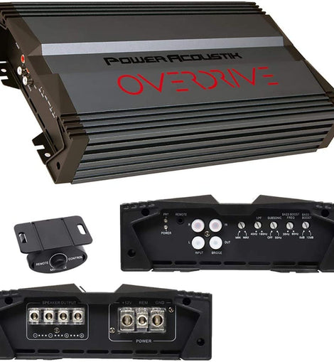 Power Acoustik OD1-3500D OVERDRIVE Series Monoblock Amplifier