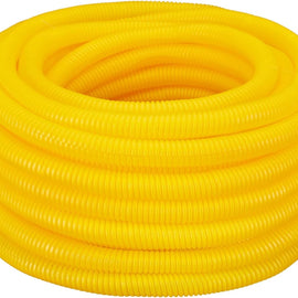 MR DJ DSLT38YL 100' 3/8" 10mm Yellow Split Wire Loom Conduit Tubing Sleeve Tube