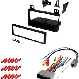 American Terminal  KIT5802 Single Din Car Stereo Dash Kit + Harness Ford Lincoln Mercury Mazda 1995-2010