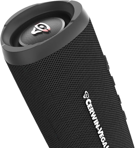 Cerwin Vega VMBLK Vega Mini Black Portable Compact Powerhouse Bluetooth Speaker