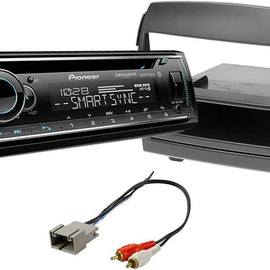 Pioneer DEH-S6220BS 1-DIN In-Dash CD/DM Bluetooth Dash Kit Fits 2006-2008 Hyundai Sonata