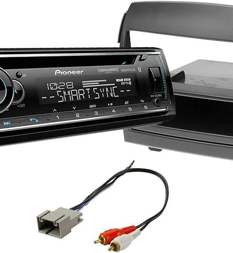 Pioneer DEH-S6220BS 1-DIN In-Dash CD/DM Bluetooth Dash Kit Fits 2006-2008 Hyundai Sonata