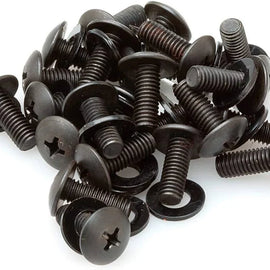 48 Pieces RMC-180 Standard Audio Rack Moutning Screws and Washers