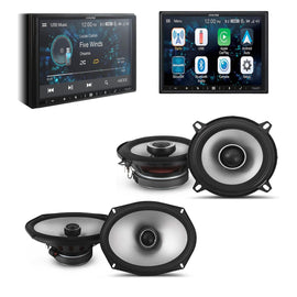 Alpine ILX-W670 Digital Indash Receiver, S2-S69 Type S 6x9" & S2-S50 5.25" Coaxial Speakers