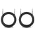 2 MR DJ CQQ100 100' Pro PA DJ Karaoke 1/4" Male to 1/4" Male Mono Audio Amp Patch Cords Speaker Wire PA Cable