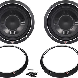 2 Rockford Fosgate P3SD2-12 1600W 12" Dual 2 Ohm Shallow Mount Truck Car Subwoofer