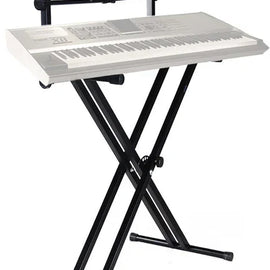 MR DJ KS650 2 Tier Doubled Keyboard Stand Adjustable Locking Straps & Quick Release