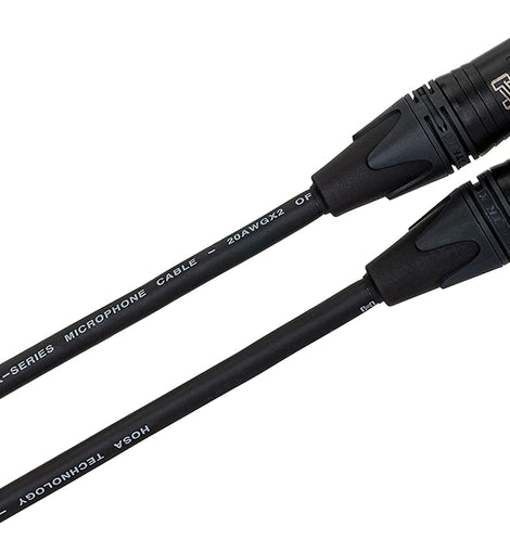 Hosa CMK-075AU Neutrik XLR3F to XLR3M Edge Microphone Cable, 75 feet