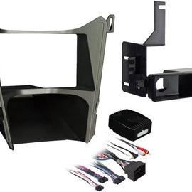 Metra 99-3307G DIN Installation Kit - Compatible Fits forChevy Equinox GMC Terrain 2010-2015 (with Monochrome Display