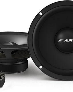 Alpine UTE-73BT, RUE-4360 Remote w/EL-E65C-G 6.5" Component Speaker Set