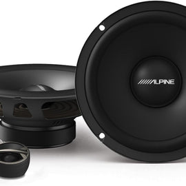 Alpine UTE-73BT, RUE-4360 Remote w/EL-E65C-G 6.5" Component Speaker Set