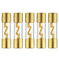 American Terminal TAGU60-5 60 Amp Gold-Plated AGU Glass Fuse (5 Pack)