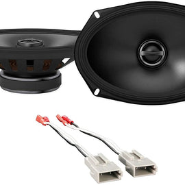 Rear Alpine S Speaker Replacement Kit For 1992-1997 Mercury Grand Marquis
