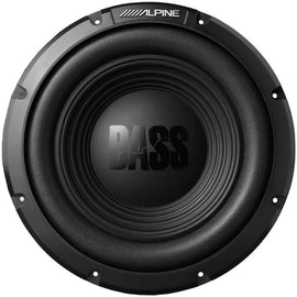 2 Alpine W10S4 Car Audio Bassline Single 4 Ohm 500 Watt 10" Subwoofers with Sub Install Kit Package