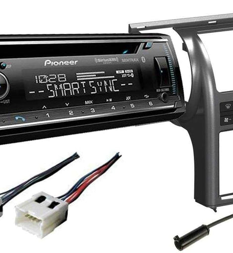 Pioneer DEH-S6220BS 1-DIN In-Dash CD/DM Bluetooth & Tan Kit Fit 2003-2004 Infiniti G35