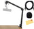 Gator Frameworks GFWMICBCBM3000 Deluxe Frameworks Desktop Mic Boom Stand - Bundle with Microphone Windscreen, XLR Cable