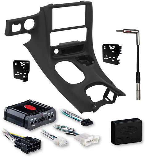 Metra DP-3021B Dash Kit Fit 97-04 Chevrolet Corvette combo + Amplifier Interface Harness + Antenna