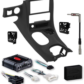Metra DP-3021B Black 2-DIN Stereo Dash Kit Combo for 1997-04 Chevrolet Corvette